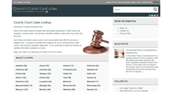 Desktop Screenshot of countycourtcase.com