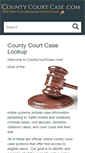 Mobile Screenshot of countycourtcase.com